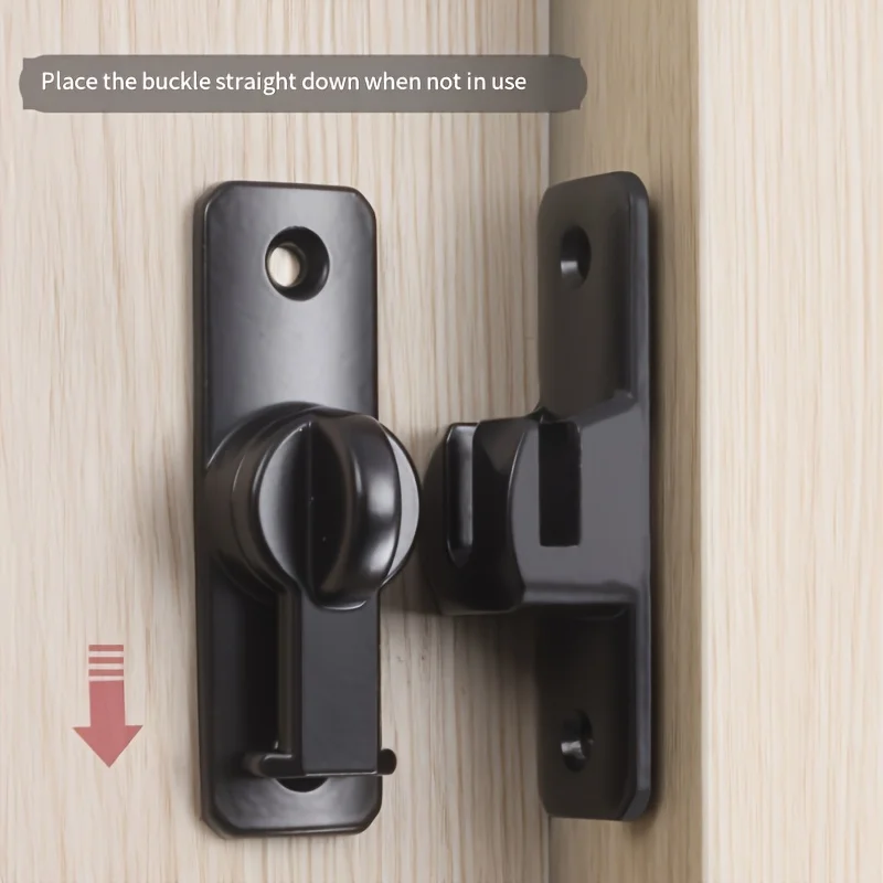 

Замок-защелка для дверей 90/180 градусов, защелка-защелка для раздвижных дверей, противоугонная фурнитура, дверные болты из цинкового сплава