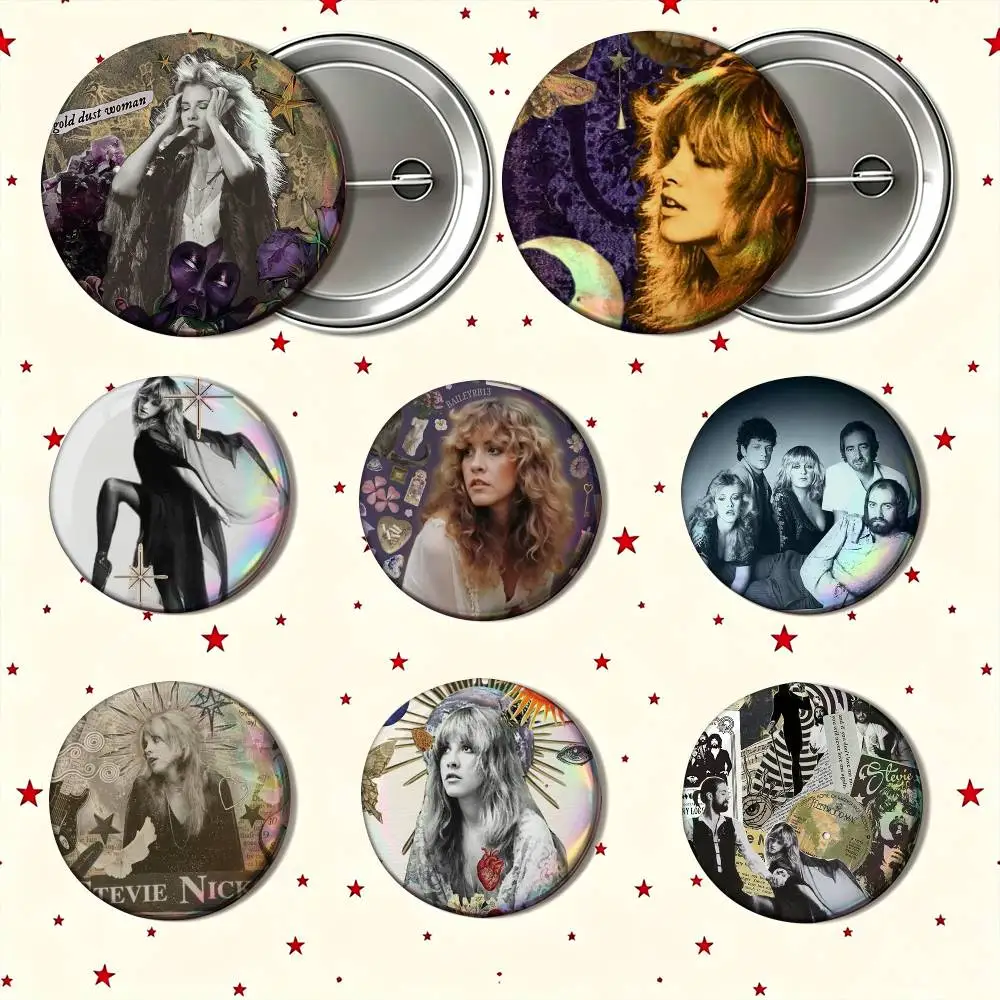 Band F-Fleetwood M-Mac 25mm 32mm 44mm 58mm Anime Badges Brooches DIY Pins Decorations Birthday Gifts
