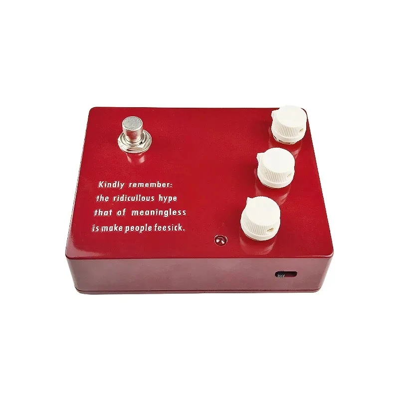 LY-ROCK Red Horse Overdrive Rock Stompbox, Original Clone Version