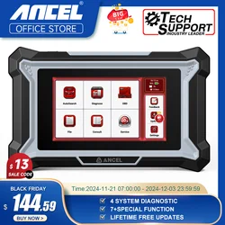 ANCEL DS100 OBD2 Car Scanner Engine ABS SRS System Diagnostic Tool ABS BMS SAS EPB Oil Gear ETS Reset OBD Automotive Scan Tools