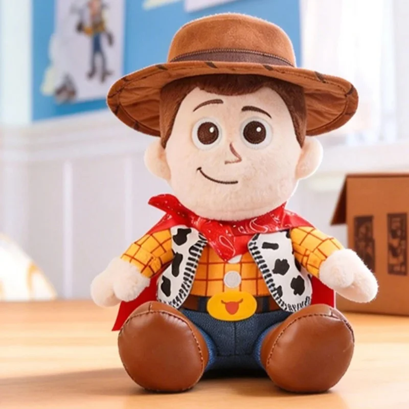 Genuine Toy Story 5 Plush Doll Woody Jessie Lilypad Smarty Pants Atlas Stuffed Toys Plushies Collection Birthday Graduation Gift