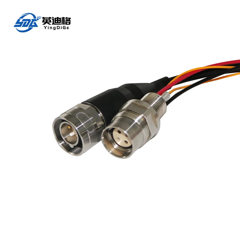 Dual-optical-path Optoelectronic Connector IP68 Optical Fiber Photoelectric ROV Deep-sea Seabed Watertight PCB FPC