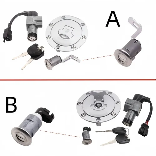 Tapa de tanque de gasolina y combustible de bloqueo de interruptor de encendido, cubierta para HONDA CB 190 R Cb190r Cbf190r CBF 190R CB190TR CB190R