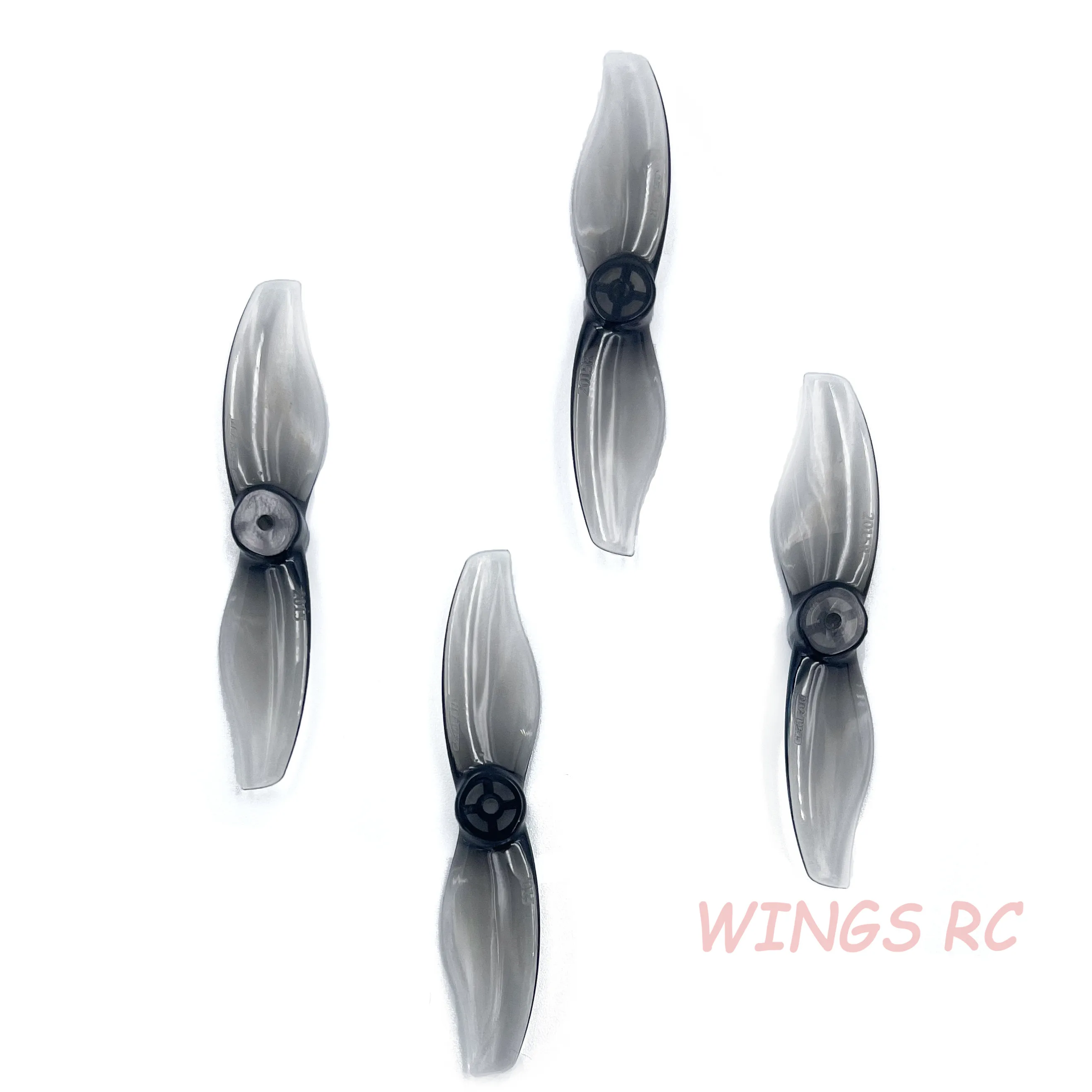 GEMFAN-hélice de 2 aspas para Dron teledirigido FPV Freestyle, 24 piezas/12 pares, 2x1,5, 2015mm/1,0mm, 2 pulgadas