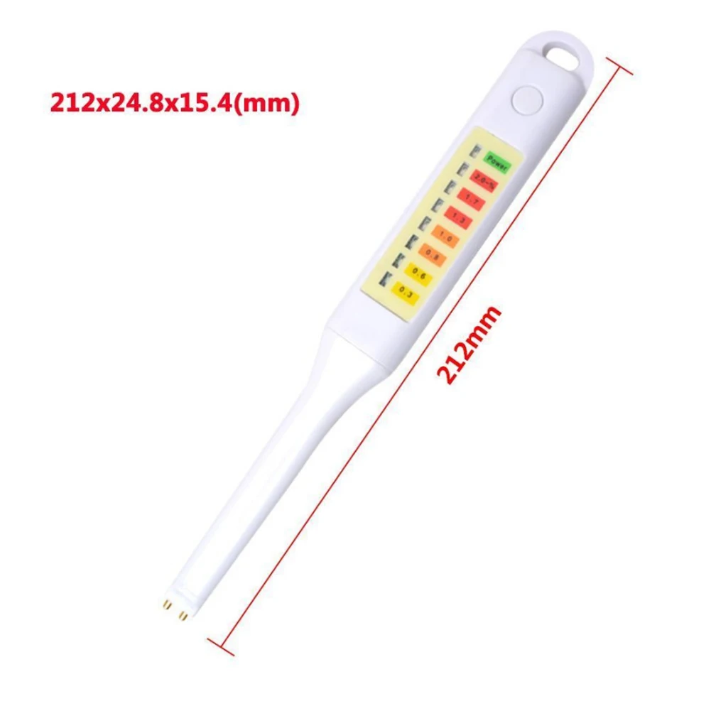Accurate Food Salt Tester with Seven LED Indicators and Automatic Temperature Adjustment for Cooking and Food Use