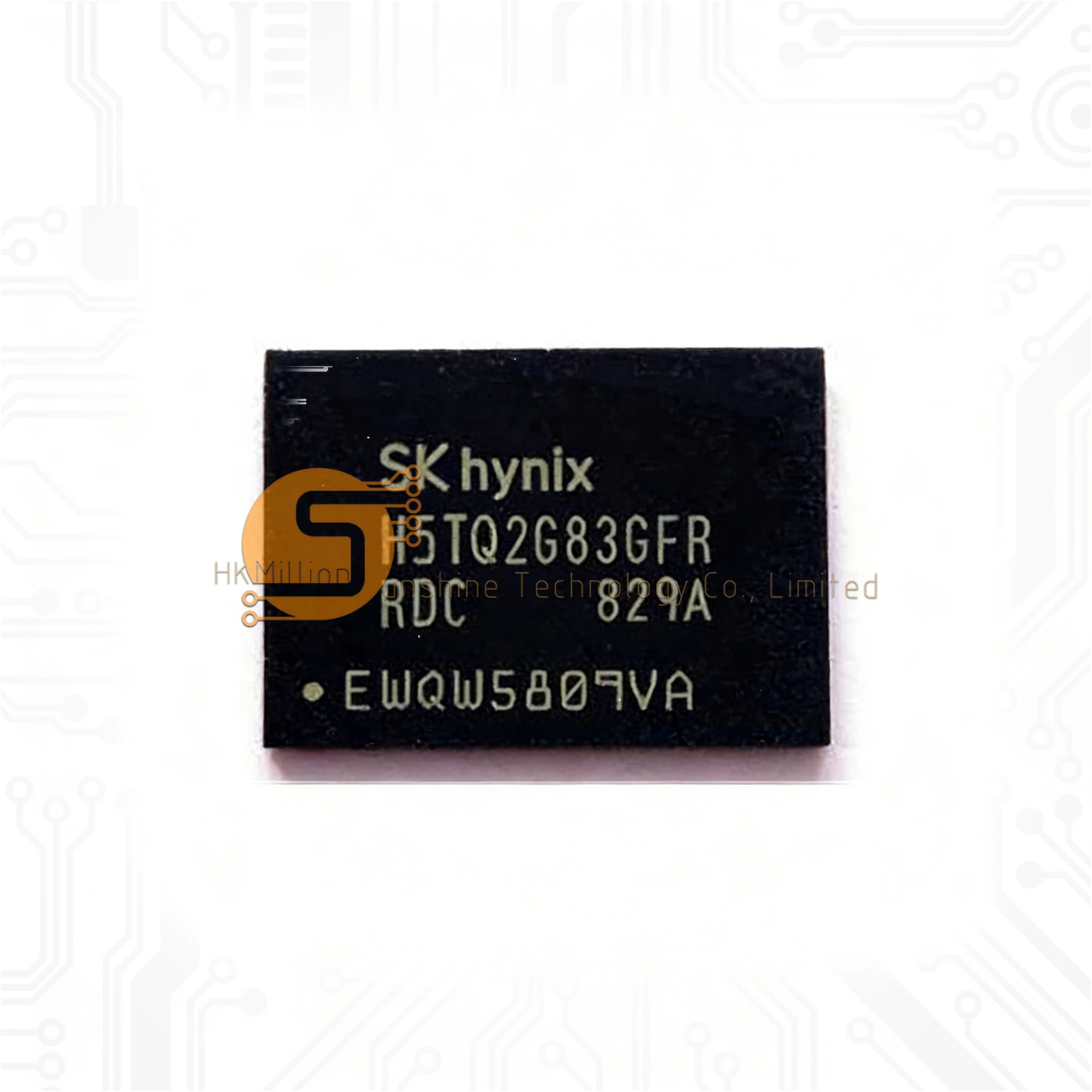 Original 5pcs H5TQ2G83GFR-RDC DDR3 SDRAM Chip 2Gb 256Mx8 FBGA-78 Memory IC Brand New and Original
