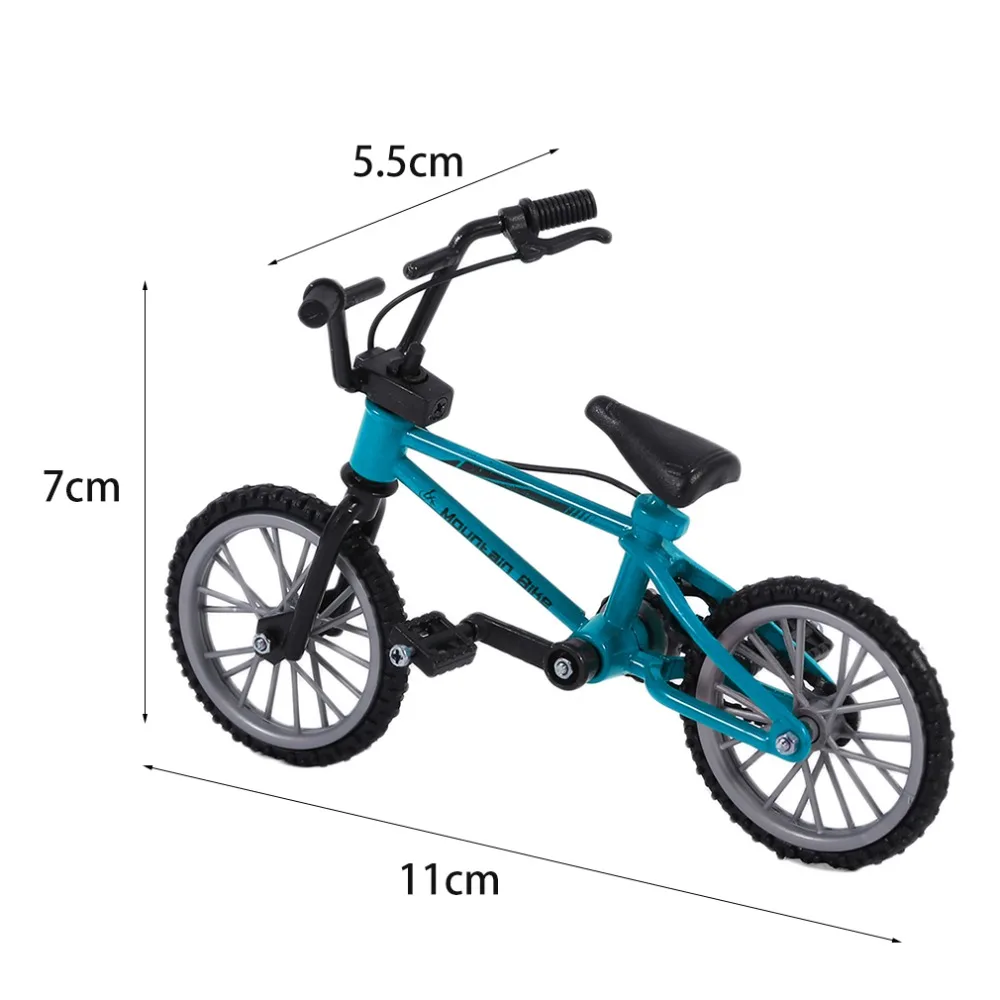 18:1 Retro Alloy Mini Finger BMX Bicycle Assembly Bike Model Toys Gadgets Gift Toys Model Mini Portable Bike For Kid