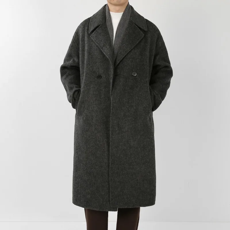 

Business Double-Sided Wool Coat Mid-Length Trench Coat Winter