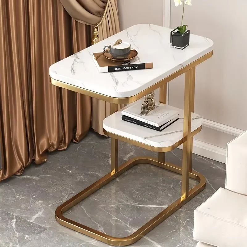 

Metal Simple Coffee Tables Modern Luxury Nordic Unique Side Table Marble Effect Storage Mesa De Centro De Sala Home Furniture