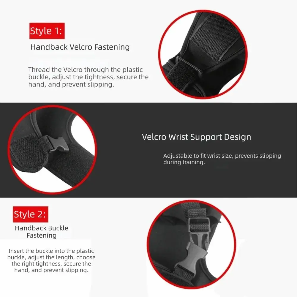 Stretch Fabric Athletic Gloves Anti Spasticity Anti-Slip Rehabilitation Finger Glove Black Rehabilitation Gloves
