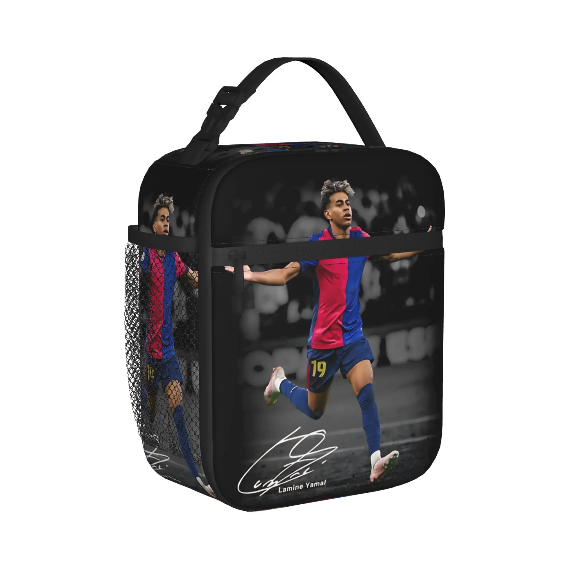 Lamine Y-Yamal Insulated Lunch Bags Thermal Bag Reusable,Meal Container Football Soccer Tote Lunch Box Food Bag School  Travel