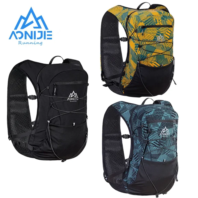 

AONIJIE 12L Nwe One size adjustable Outdoor Sports Cross-country Backpack Hydration Pack Travel Bag Running Vest Riding Marathon