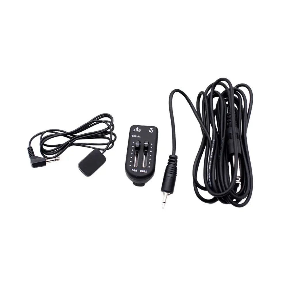 1Set Violin Pickup Piezo Professional Musical Instrument Pickup Black Durable Amplifier Sound Effect for Guitar Violin Ukulele - view 4