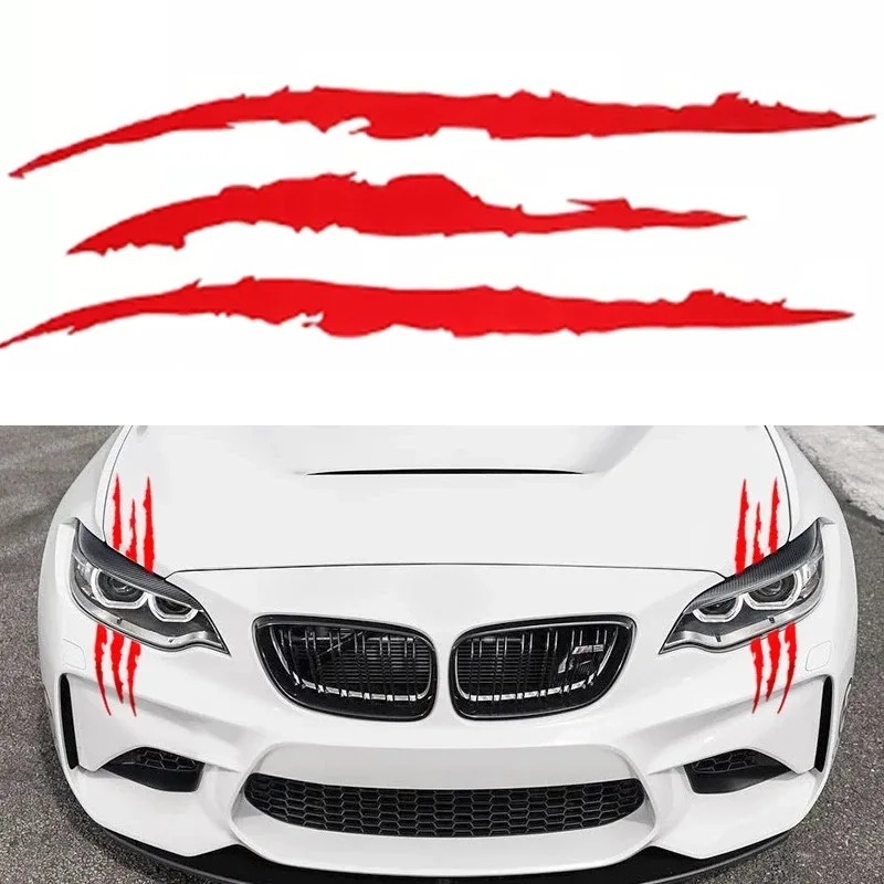 Creative Waterproof Headlight Decoration Sticker Cars Covering Scratches Cars Stickers Ghost Claws Car Stickers Cars Accessories