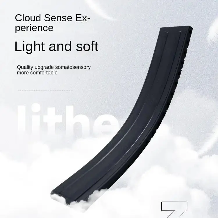 Bracelet de montre en caoutchouc fluoré 20mm pour Seiko Oemga IWC Tissot Longines boucle papillon à dégagement rapide FKM coupé aux tailles bracelets de montre