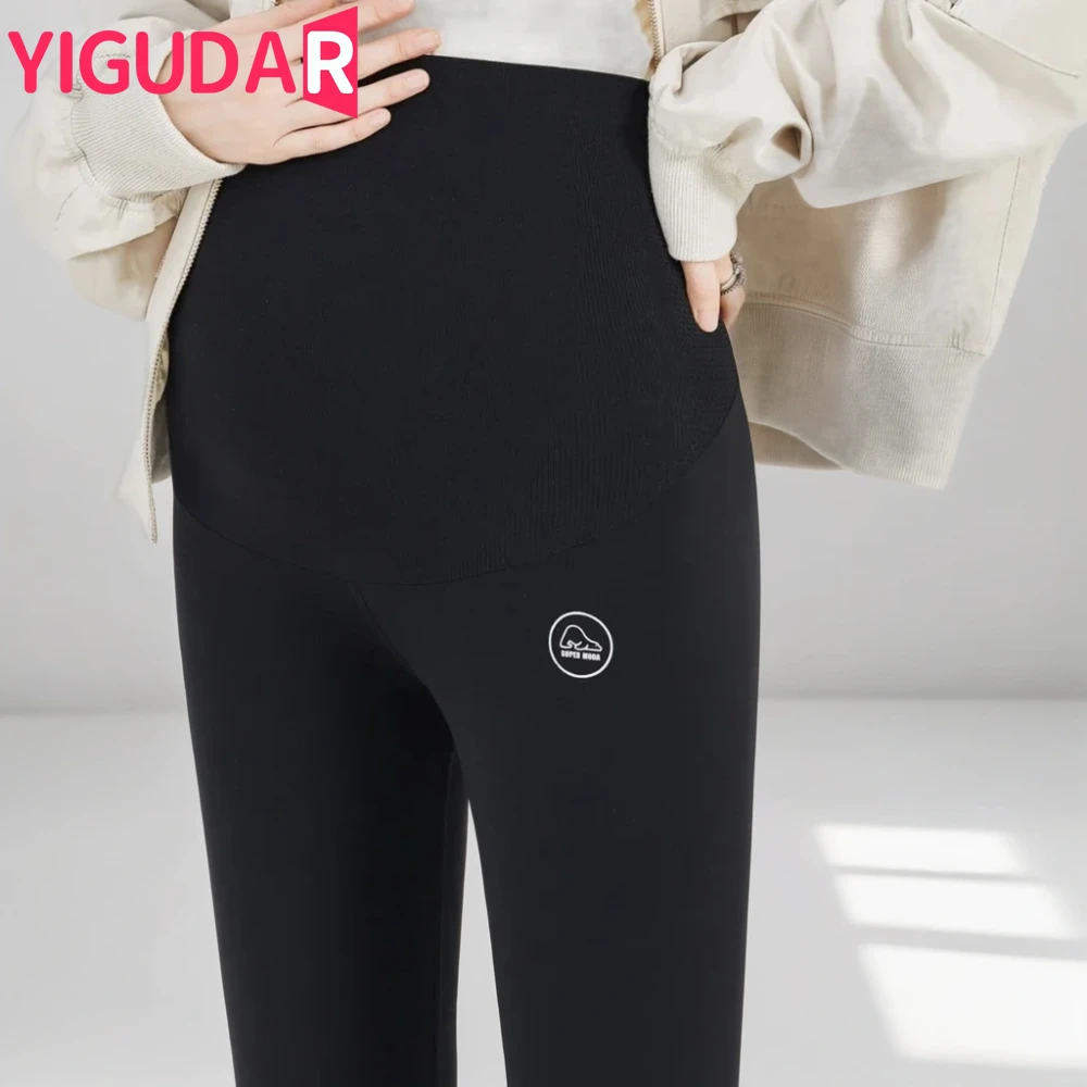 

Pregnant Women clothing High Waist Belly Pants Maternity Legging Spring Autumn Fashion Trousers pregnancy photoshoot Leggings