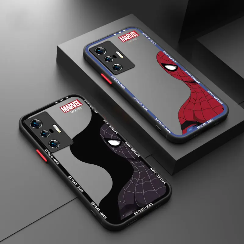 Cool Spider-Man Phone Case For Vivo X70 Pro Y02 Y15 Y22 Y76 S Y16 Y17 Y20 Y21 Y27 Y35 Y50 Y72 Y75 Y77 Y78 Y85 Y91 Y93