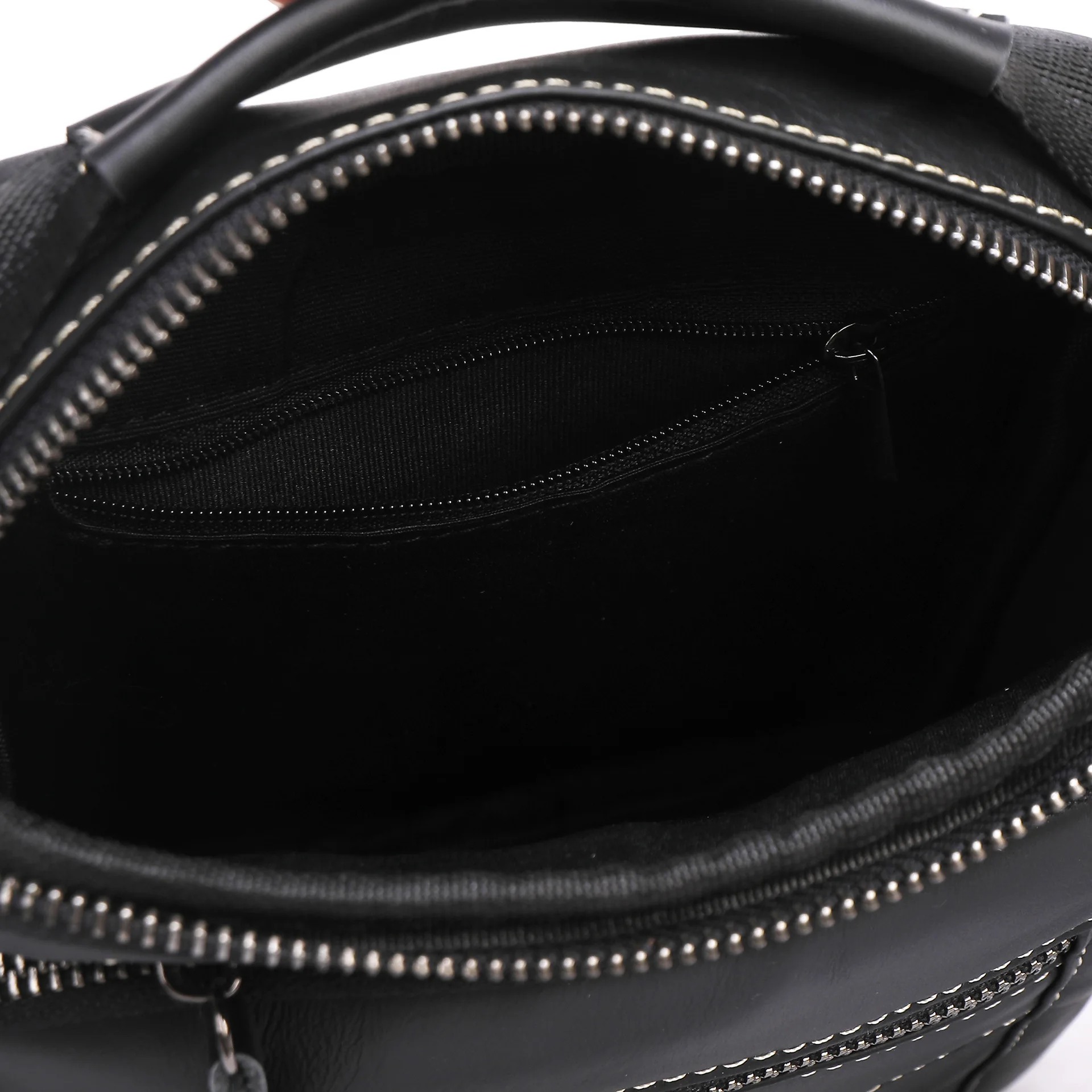 Men's Full-Grain Cowhide Business Crossbody Bag Multi-Compartment Anti-Theft Messenger Bag