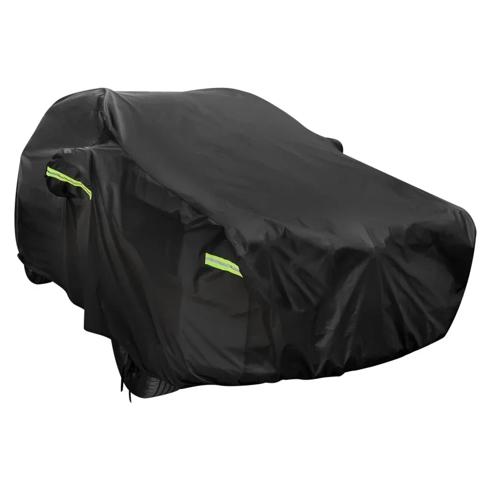 

Waterproof Car Covers For Automobiles 210T Taffeta Fabric All Weather Outdoor Full Exterior Cover Fit SUV Length 181-191 Inch
