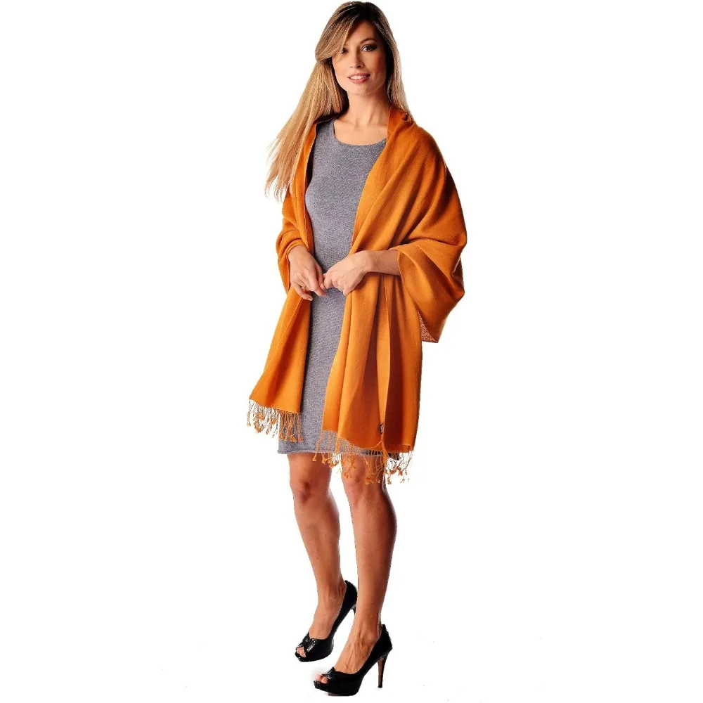 شال حريري نسائي فاخر - لفافة ناعمة وخفيفة الوزن للمناسبات الأنيقة #2