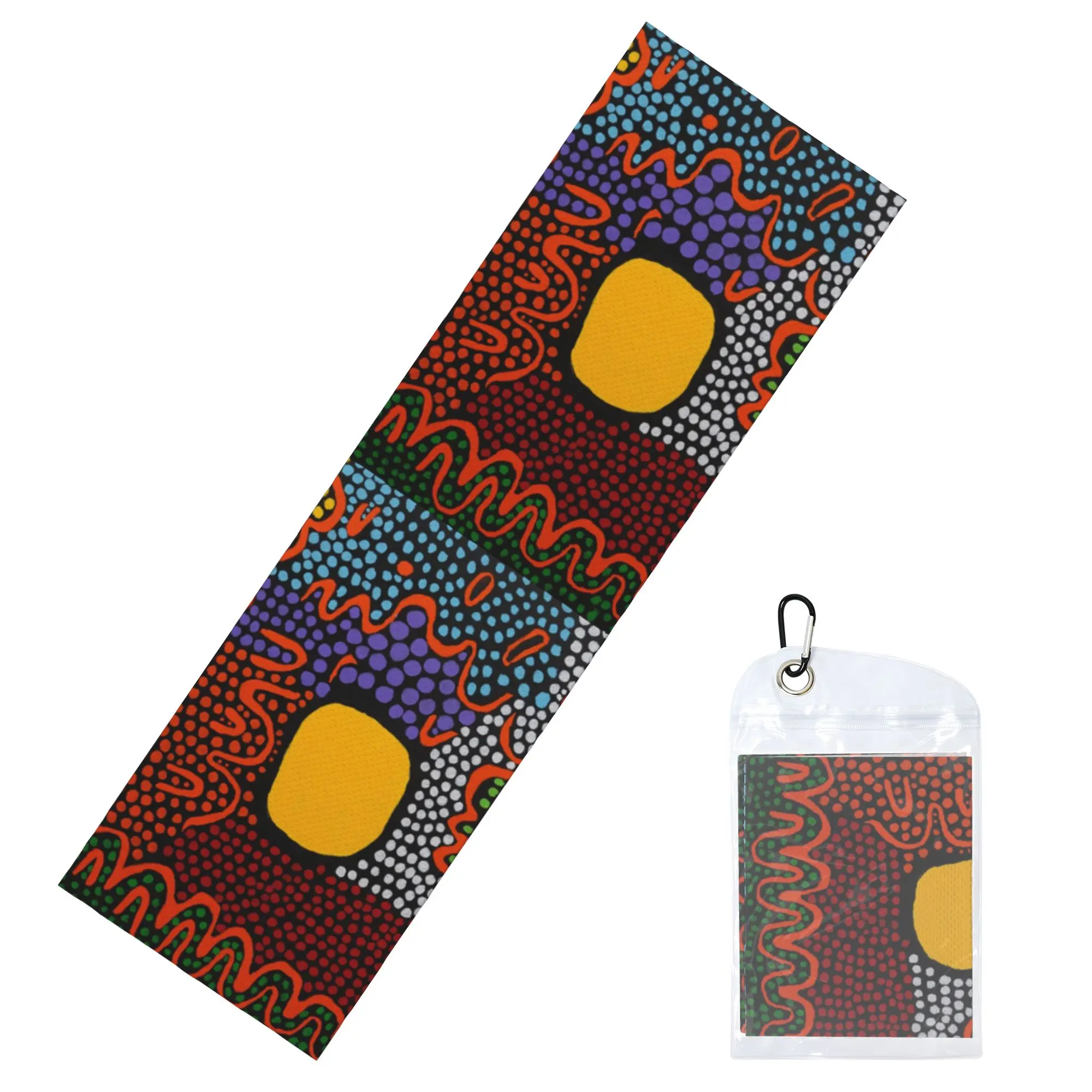 Yayoi Kusama Cold Exercise Towel Face Towel Quick Dry Funny Polka Pop Sports Breathable Cold Towel
