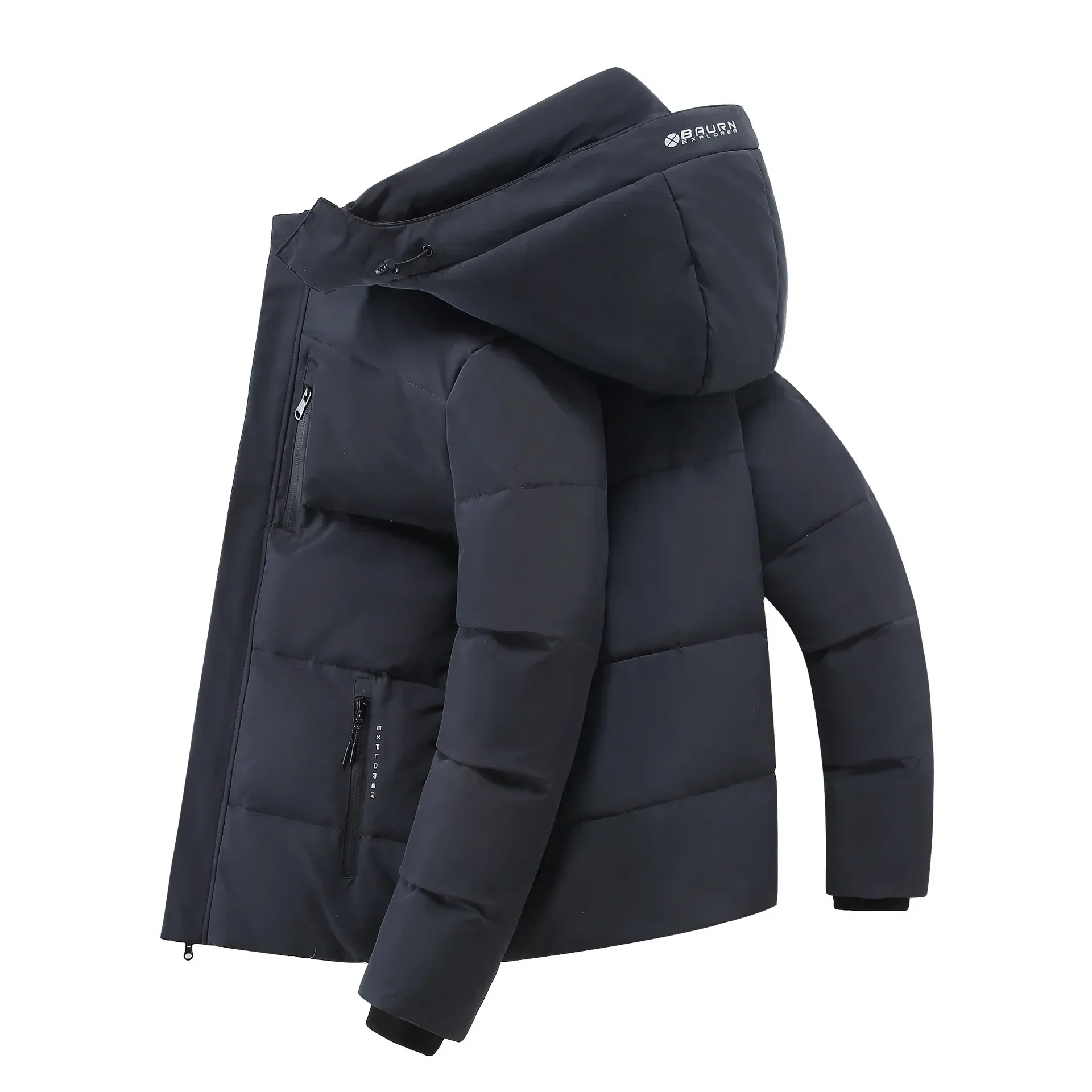 Doudoune coupe-vent en duvet de canard blanc pour hommes, Parkas à capuche épaisses, Chaud, Extérieur, Mode masculine, Haute qualité, Hiver, Nouveau, 5XL