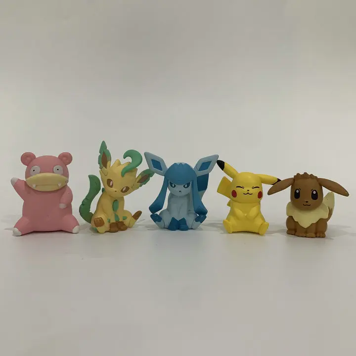 

Authentic Loose Stock - Capsule Toys Gemstone Jewelry Storage Boxes Featuring Slowpoke, Eevee