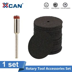 XCAN 미니 절단 디스크, 금속 절단 디스크, 수지 절단 휠 디스크, 맨드릴 원형 톱날 포함, 드레멜 회전 공구
