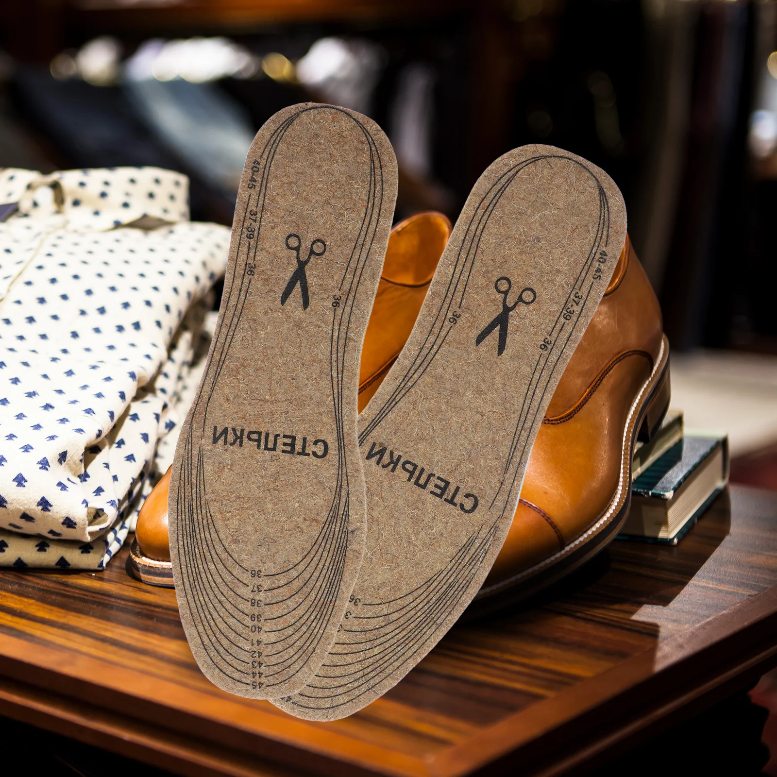 4 قطعة ورأى الصوف النعال كوتابل عالية الكثافة ورأى الصوف إدراج حذاء لفصل الشتاء الأحذية تنفس التشذيب صالح استبدال #5