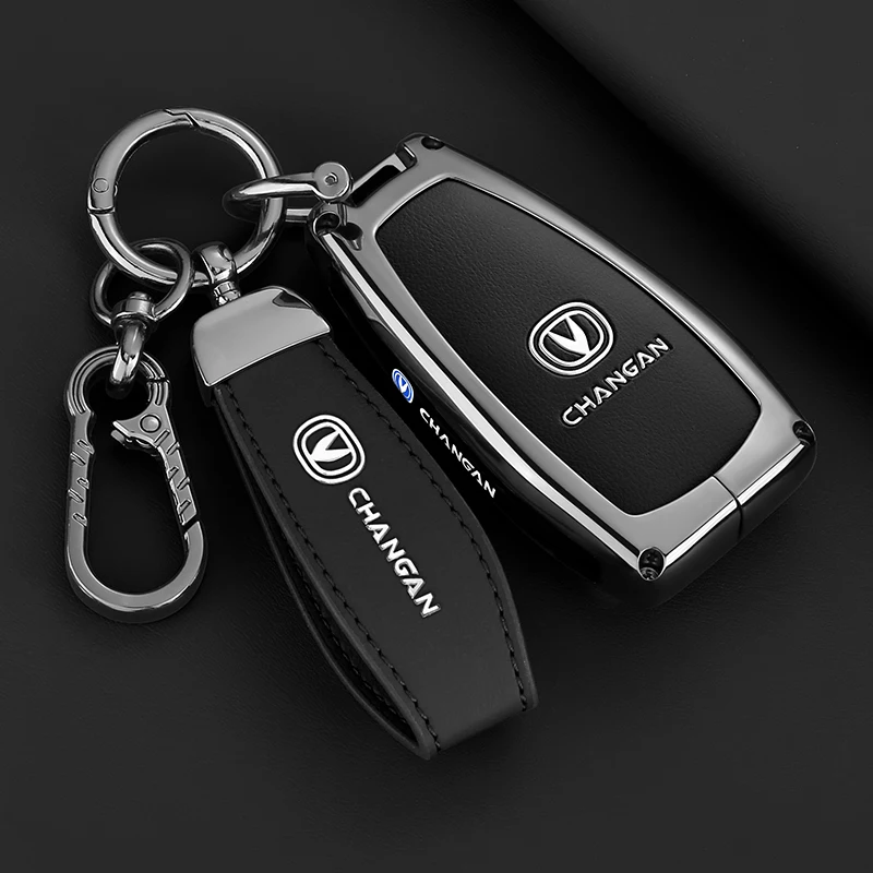 Zinc Alloy Key Cover For Changan CS55Plus UNI-T CS35Plus CS75 X5 Plus UNI-S UNI-K, Shockproof Key Protector Auto Accessories