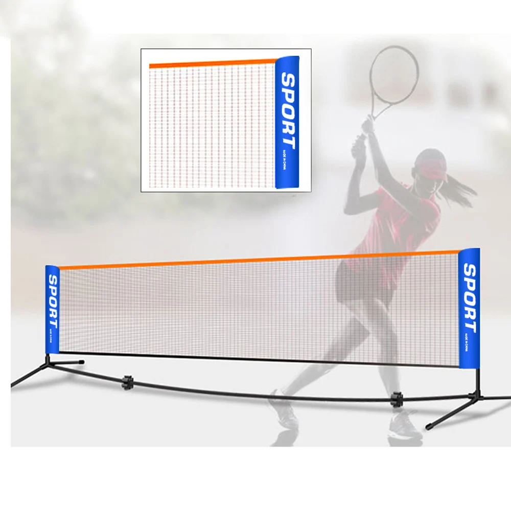 Portable Tennis Net Outdoor Professional Sport Training Standard Indoor Foldable Tennis Ball Net 3.1 Meters 6.1 Meters Available