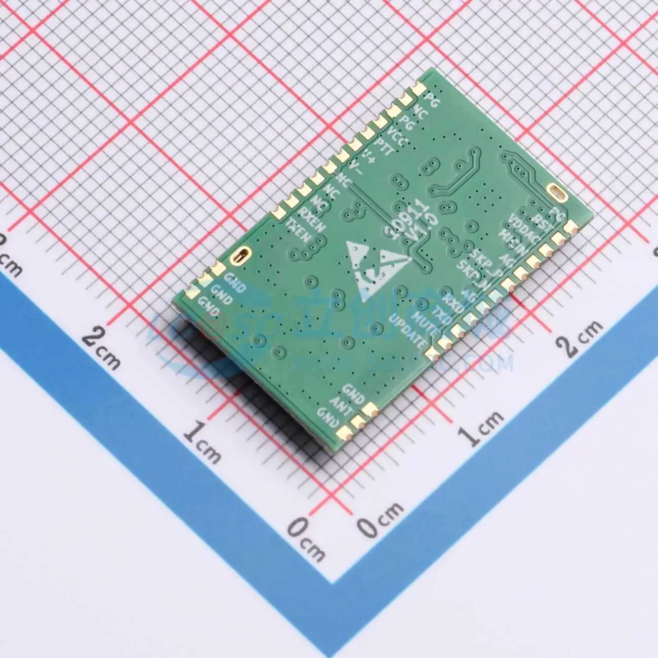 2pcs EWM201-900A20S SMD transceiver 928MHz 20dBm RF Wireless Communication Module for Smart Home System