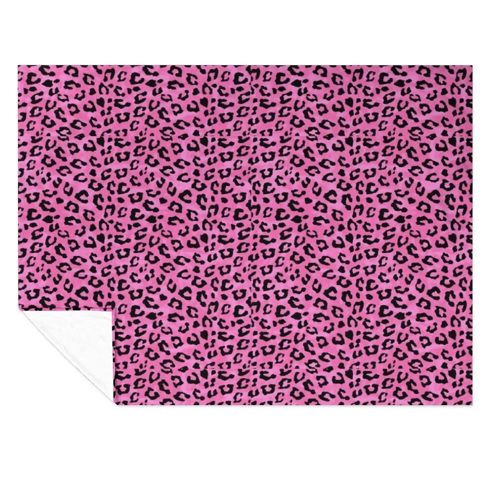 

Pink Cheetah Skin Print Throw Blanket Multi-Purpose Beautifuls Blankets For Sofas Plaid Blankets