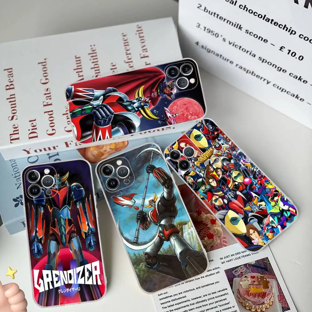 

UFO R-Robot G-Goldorak For IPhone 17 16 15 14 13 12 11 Pro Max Plus Phone Case High End Silicone