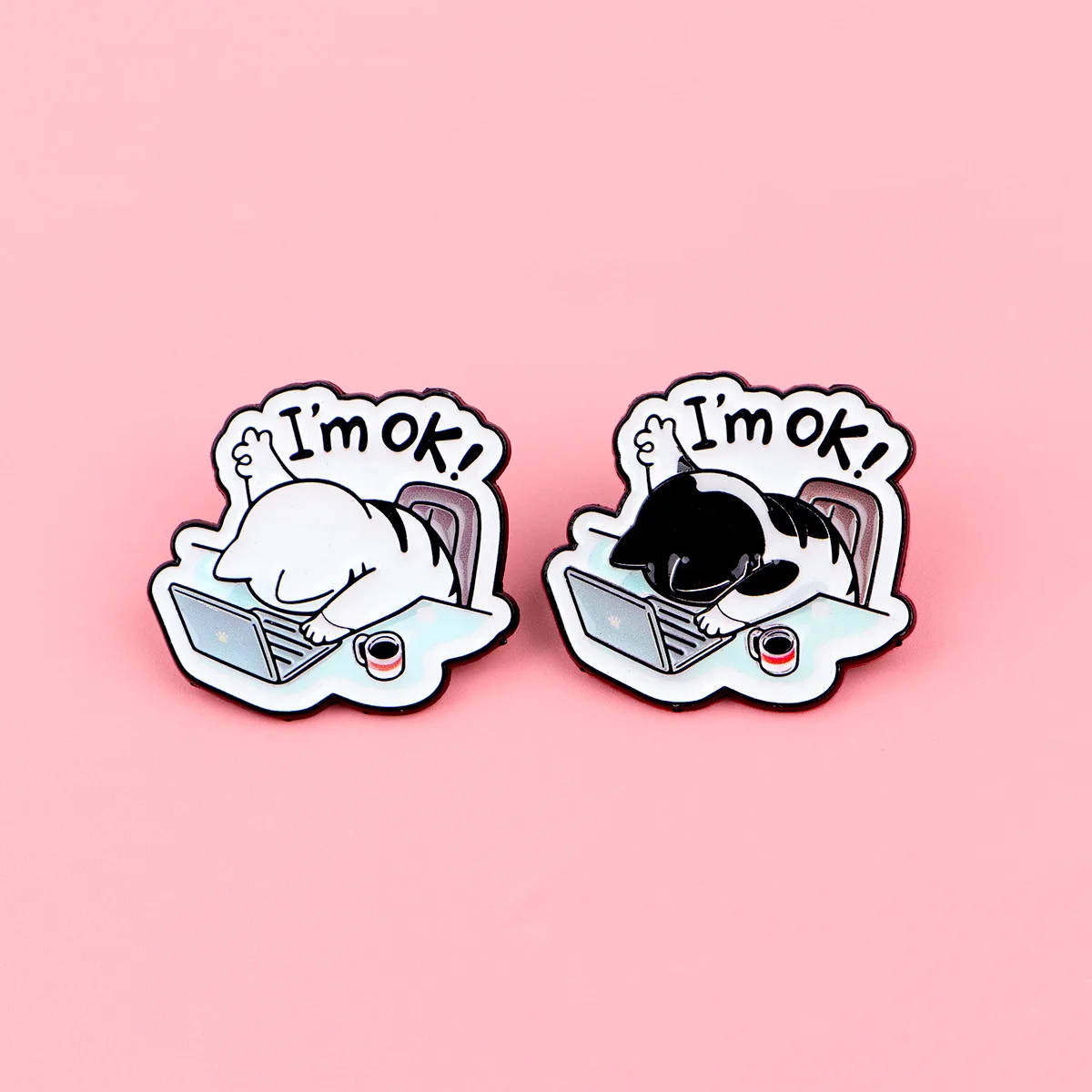 Office Life-Saving Cat Brooch! 