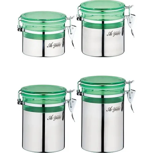 Aryıldız 30231 4 Pcs Ziplock Storage Container Green