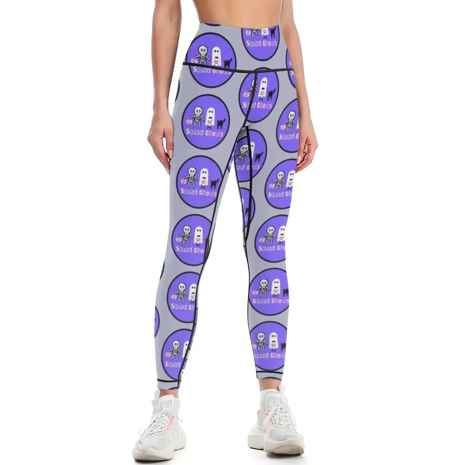 

squad ghouls Halloween design Leggings Women's sports workout clothes for Women's fitness Fitness's gym clothes Womens Leggings