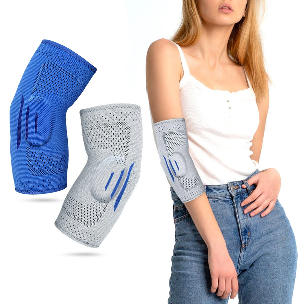 1pcs Elbow Brace Compression Support Elbow Sleeve Pad for Tendonitis Tennis Basketball Volleyball Elbow Protector Reduce Pain