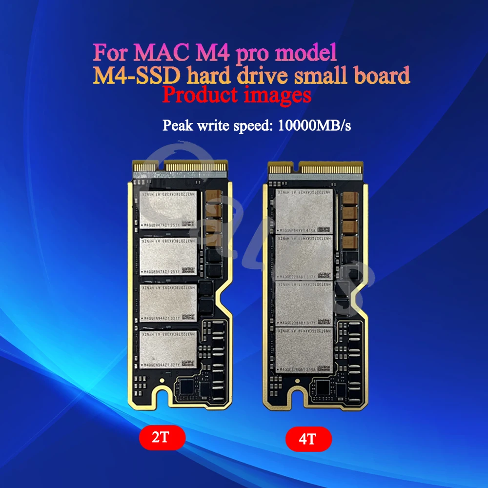 ใหม่ Mac Mini M4 PRO SSD 2 TB/4 TB ภายใน Solid State Hard Disk SSD ชุดไดรฟ์สําหรับ M4PRO SSD ความจุอัพเกรดหน่วยความจํา DIY ชุดซ่อม