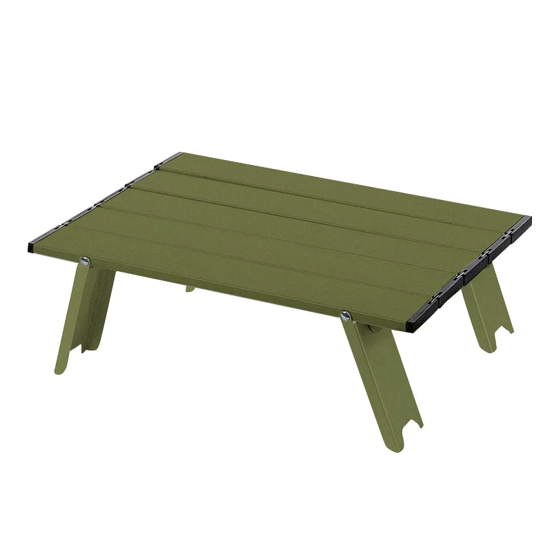 Outdoor folding table Mini Camping Table Ultralight Portable Aluminum Alloy Outdoor Table Roll-Up Folding Table for Picnic BBQ