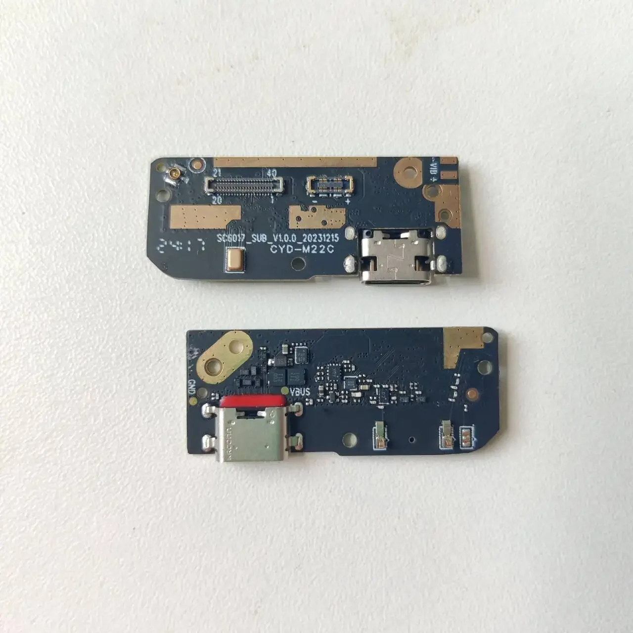 البوب الأصلي ل Doogee S الشرير خلية USB PCB التوصيل تهمة مجلس حوض استبدال لوحة USB مع أجزاء ميكروفون ميكروفون #4