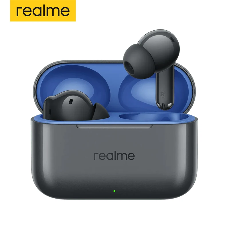 

Realme Buds T200 Earphone Wireless Bluetooth 5.4 Headphones TWS Active Noise Cancellation Earbuds LDAC IP55 50H Playback Headset