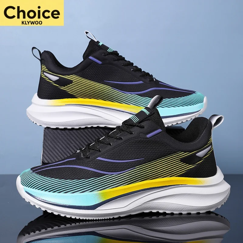 BigSize 47 Herren-Sport-Laufschuhe, Marathon-Spezialität, atmungsaktiv, leicht, bequeme, athletische Damen-Sneaker mit Luftpolster