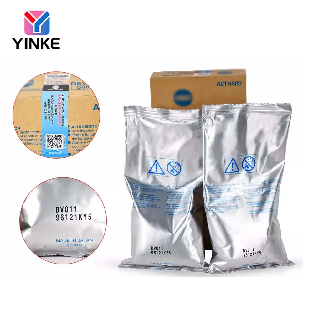 1set/2bag 100% Original DV011 Developer For Konica Minolta Bizhub 951 1051 1051P 1200 1200P 2250 2250P 1052 1052P 1250 1250P