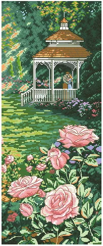 Cross stitch Kit 14CT Canvas Cross Stitch Embroidery Set Craft -22-DIM 35207 Paradise Garden 28-53 Cross Stitch Set