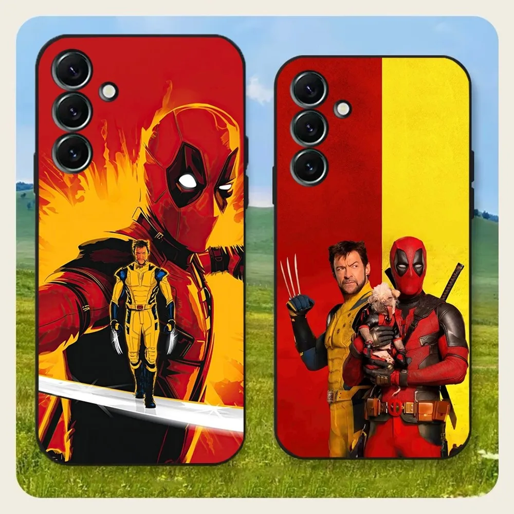 D-Deadpool W-WolverineS Phone Case For Samsung Galaxy A20,A21s,A22,A31,A32,A52,A53,A72,73,A80,A91Soft Black Cover