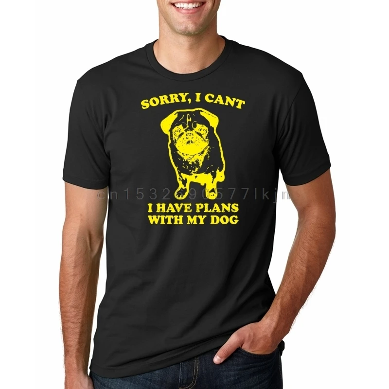 Fashion Sorry I Cant I Have Plans With My Beagle Dog Funny Quality Printing T-shirt Men's Casual 100% Cotton Oversize Tee Shirts