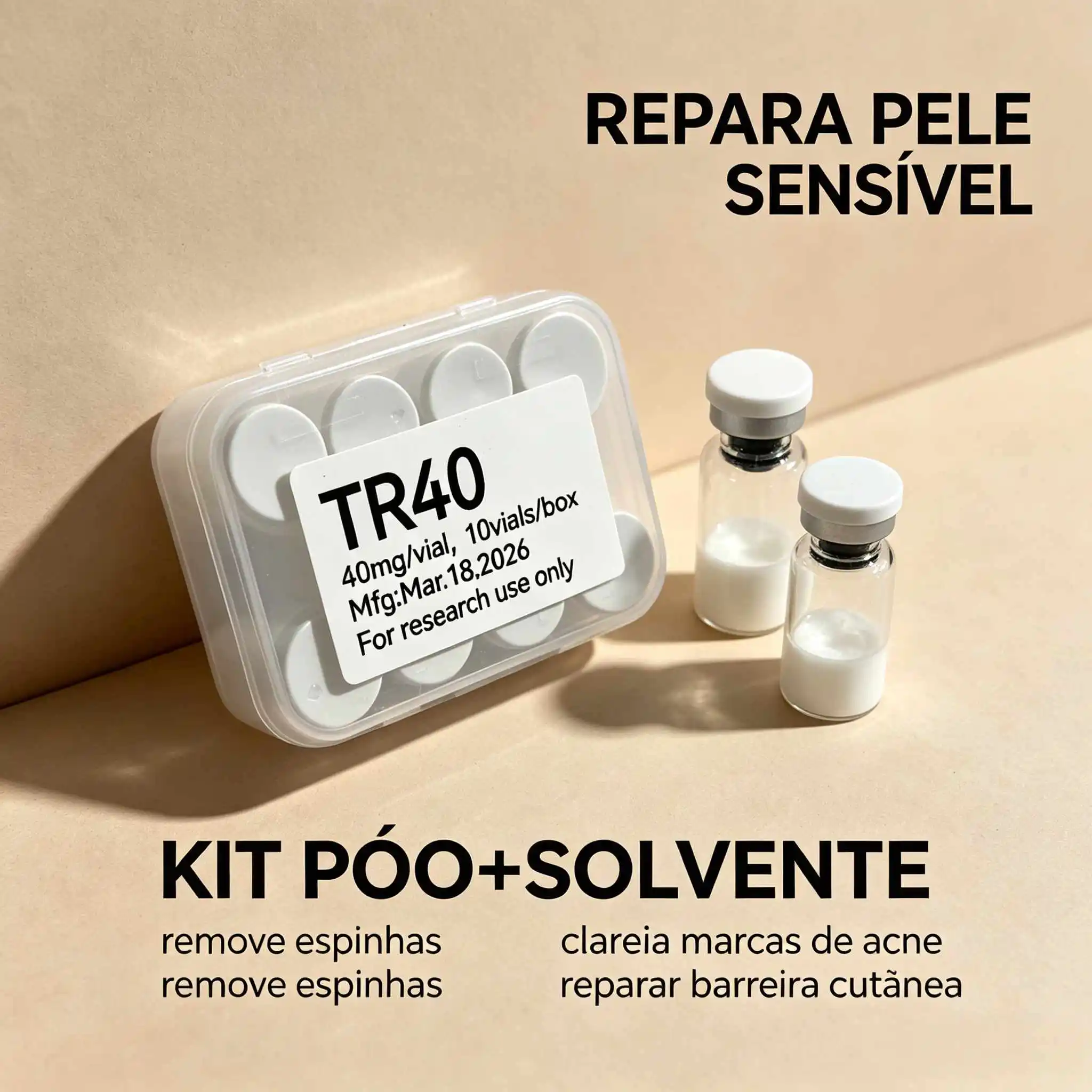 Colores aleatorios de la tapa | Polvo facial liofilizado | Polvo liofilizado para el cuidado de la piel | Elimina espinillas, aclara marcas de acné, repara la barrera cutánea