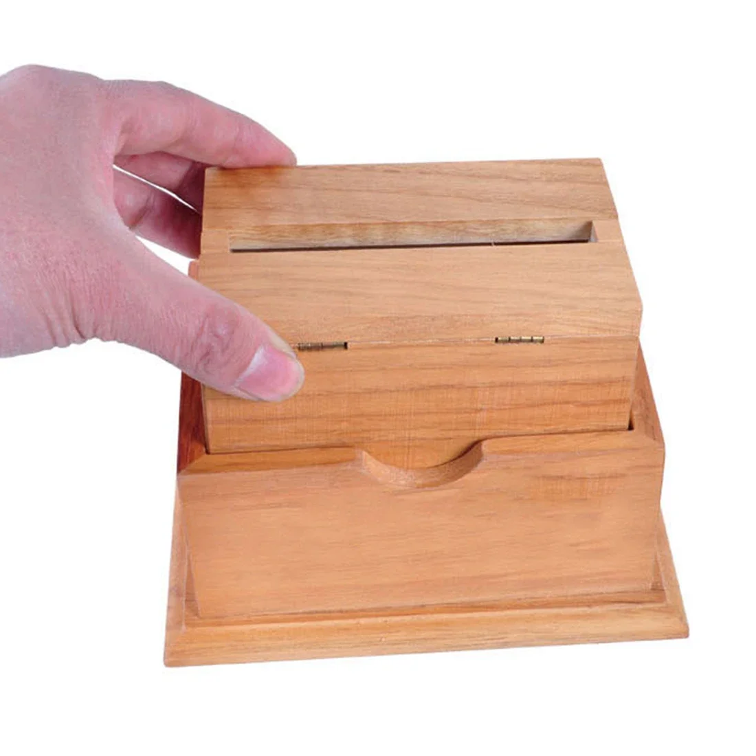 Wooden Puzzle Box with Secret  Cigarette Case Magic Compartment Brain Teaser Wooden Toys Puzzles Boxes Kids Wood Toy Gifts