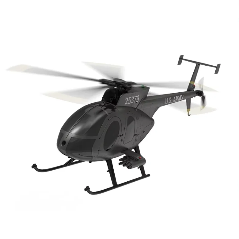 

YUXIANG F119S MD500 Bird Red Black 9CH 6G Intelligent GPS Beginner-Friendly Indoor Use No Flybar Simulation RC Helicopter